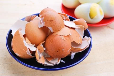 Boiled eggs Stock Photos