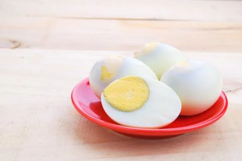 Boiled eggs Stock Photos