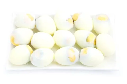 Boiled eggs Stock Photos