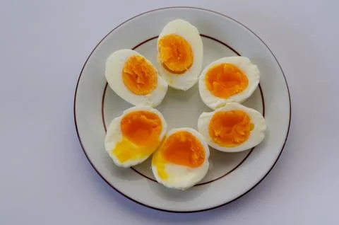 Boiled eggs Stock Photos