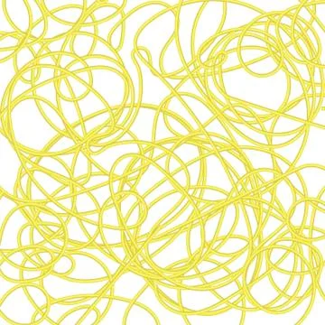 Boiled Floury Product Spaghetti Pattern Stock Illustration