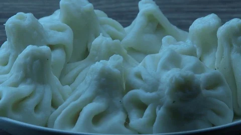 Boiled khinkali 動画素材 83445913