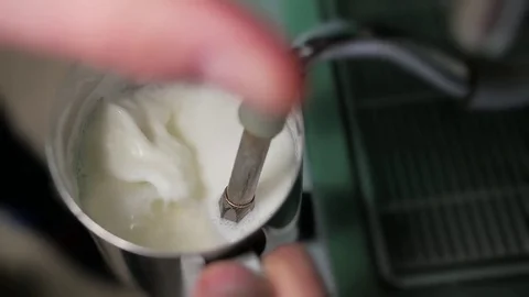 Boiled milk Stock Footage 75910473