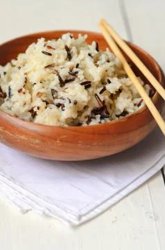Boiled Mixed Rice Stock Photos
