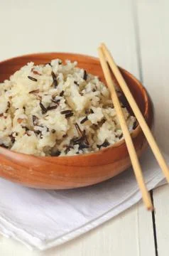 Boiled Mixed Rice Foto stock