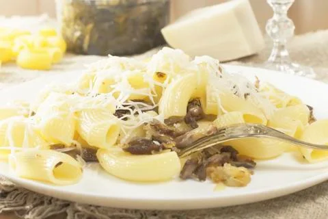 Boiled pasta Stock Photos
