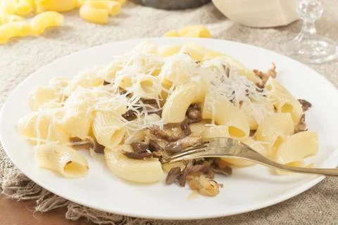 Boiled pasta Stock Photos