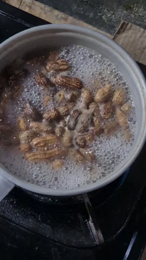 Boiled peanuts Stock Footage 311421108