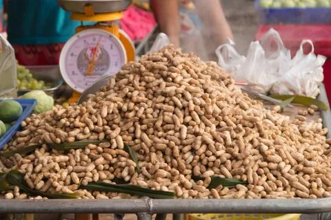 Boiled peanuts Stock Photos