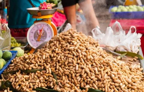 Boiled peanuts Stock Photos