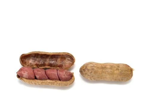 Boiled peanuts in shell Stock Photos