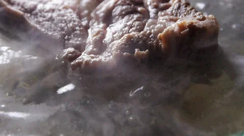 Boiled pork Stock Footage 66508615