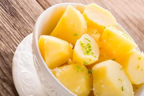 Boiled potato Stock Photos