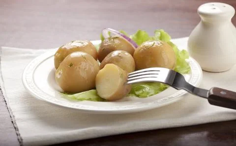 Boiled potato Stock Photos