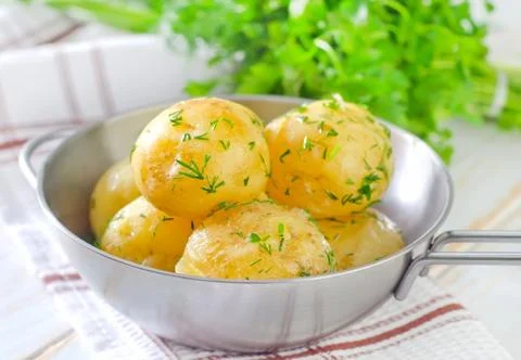 Boiled potato Stock Photos