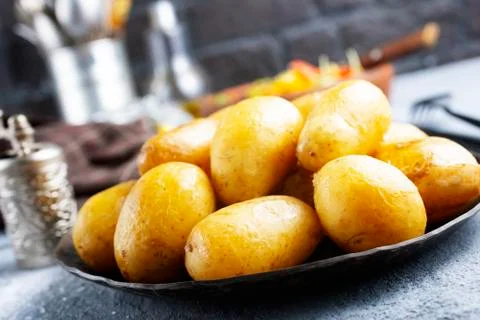 Boiled potato Stock Photos