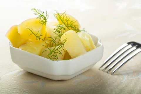 Boiled potatoes Stock Photos