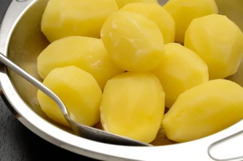 Boiled potatoes Stock Photos