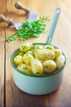 Boiled Potatoes Foto stock