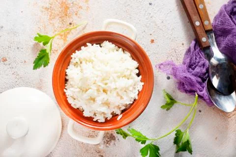 Boiled rice Stock Photos