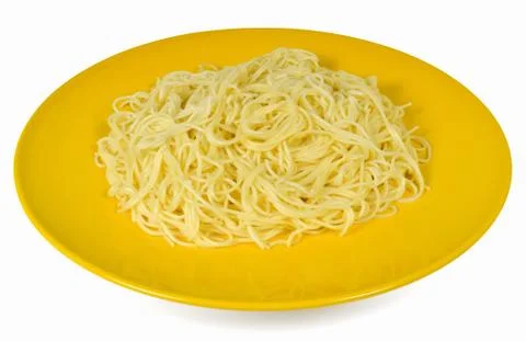 Boiled spaghetti Stock Photos