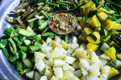 Boiled vegetables Stock Photos