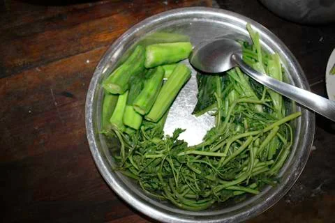 Boiled vegetables Stock Photos