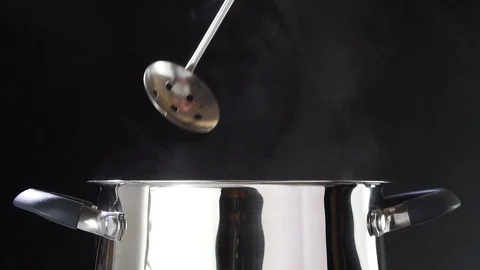 Boiled vegetables on a spoon. Broccoli and carrots. Broccoli and carrots are 스톡 동영상 89841392