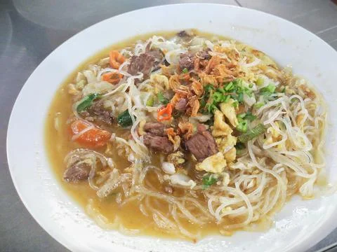 Boiled Vermicelli Stock Photos