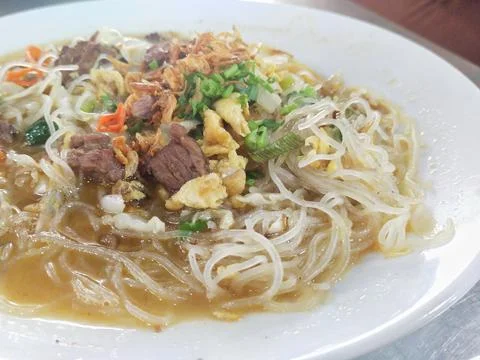Boiled Vermicelli Stock Photos