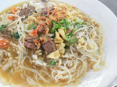 Boiled Vermicelli Stock Photos