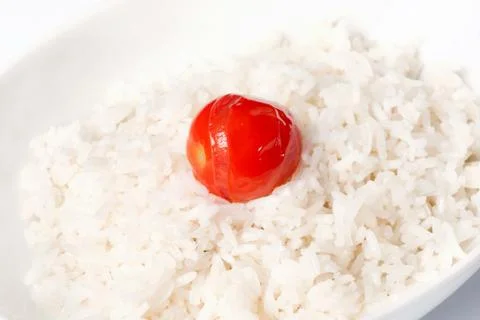 Boiled white rice Stock Photos