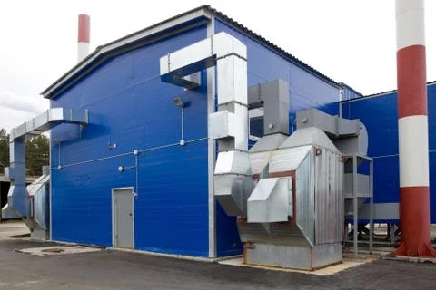 Boiler on biofuel Stock Photos