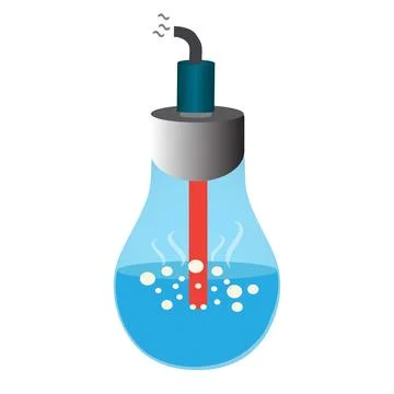 Boiler for experiments Stock Illustration