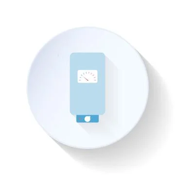 Boiler flat icon Stock Illustration