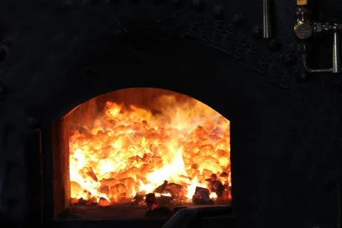 Boiler House Fire. Foto stock
