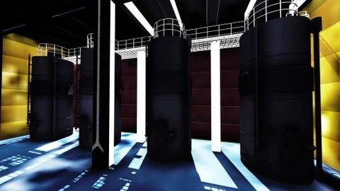Boiler house Stock-Illustration