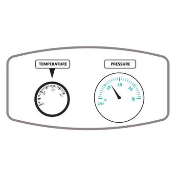 Boiler panel Stock Illustration