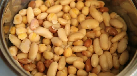 Boiling beans Stock Footage 36727208