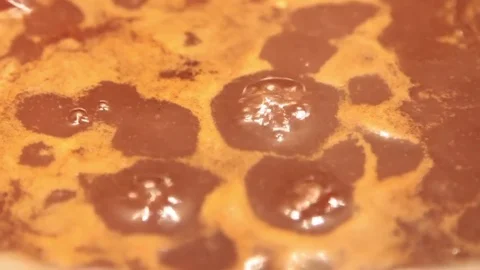 Boiling Beef Stew Stock Footage 79017571