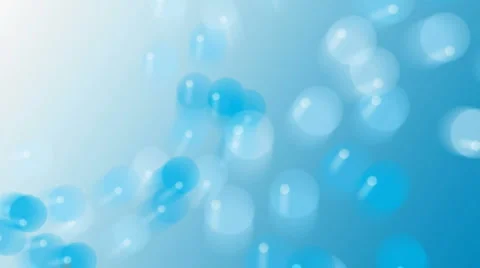 Boiling blue bubbles - seamless loop Stock Footage 1018403