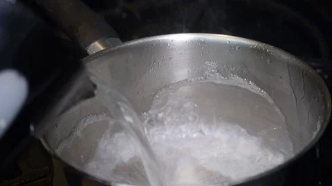 Boiling broccoli vegetables fresh Stock Footage 93646315