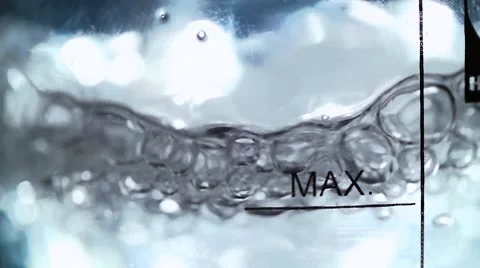 Boiling chemical liquid Stock Footage 58257003