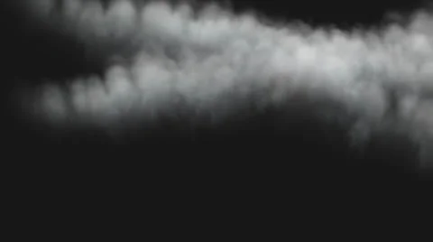 Boiling Clouds on Black Background Stock Footage 24243968
