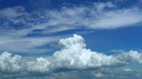 Boiling clouds (timelapse) Stock Footage 757043