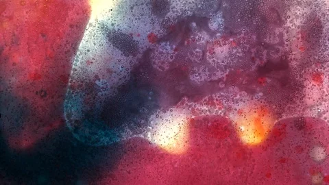Boiling Colors Abstract Liquid Background Stock Footage 98161502