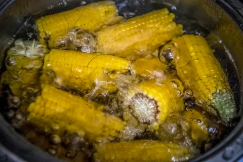 Boiling Corn Stock Photos