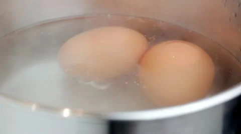 Boiling Eggs Stockbeeldmateriaal 12726671