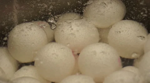 Boiling eggs Stock-Footage 44794561