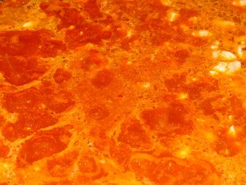 Boiling hot lava Fotos Stock